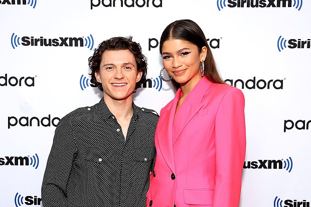 Tom Holland and Zendaya pictured together in 2021.
Mandatory Credit:	Cindy Ord/Getty Images via CNN Newsource