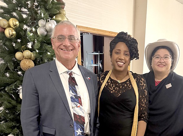 Burt and Sandra Levine with Congresswoman Erica Lee Carter