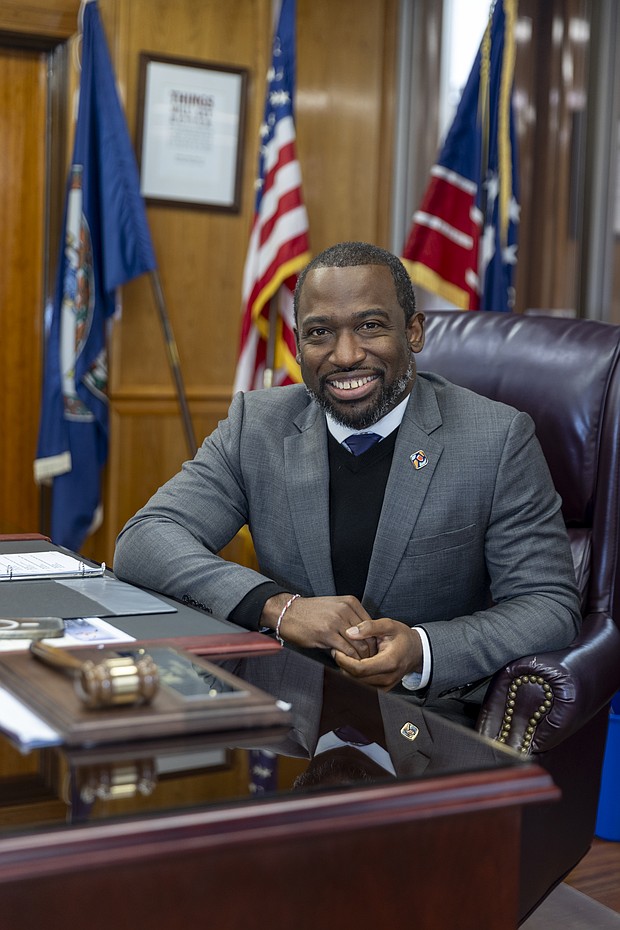 Mayor Levar M. Stoney looks ahead as his term nears its end.