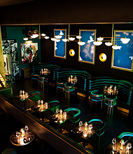 Doves’ luxurious multi-level restaurant provides a captivating dinner-to-nightlife experience for special events like the All-Black Noir New Year's Eve Affair.
 
Photo: Visual Influence