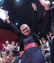 More than 90 candidates from 48 countries are sworn in as U.S. citizens by Judge Roger L. Gregory during a July 4 ceremony at the Virginia Museum of History and Culture.