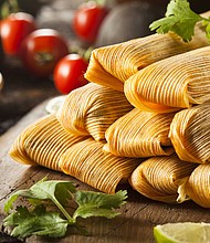 Mexicans favor tamales during the holiday season. On New Year's, they're often served with menudo, a tripe and hominy soup famously good for hangovers.
Mandatory Credit:	Brent Hofacker/Sh