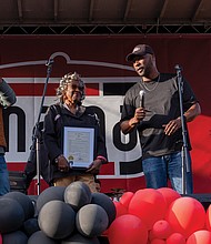 A block party celebration and a proclamation commemorate Mama J’s restaurant’s 15 years in Jackson Ward in October.