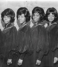 The Jewel Gospel Singers circa 1960s: Henrietta Doswell Gattison, Ellen Jefferson, Vivian Owens, Ann Cunningham, Ernestine Jackson and Doris Ann Allen.