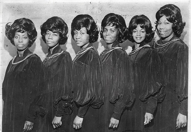 The Jewel Gospel Singers circa 1960s: Henrietta Doswell Gattison, Ellen Jefferson, Vivian Owens, Ann Cunningham, Ernestine Jackson and Doris Ann Allen.