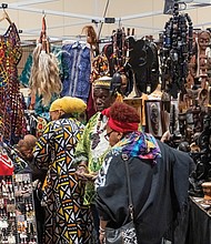 Over 40 vendors from near and far offered artisan goods, including handwoven clothing, gold and silver-plated jewelry, paintings reflecting Black culture and health and wellness products.