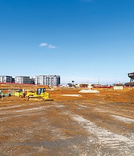 Construction continues at the site where CarMax Park will stand, next to the Flying Squirrels’ current home at The Diamond. The new facility is scheduled to be completed in time for the 2026 season. The ballpark will feature a 360-degree wraparound concourse, a field-level dugout suite and a multitiered beer garden.