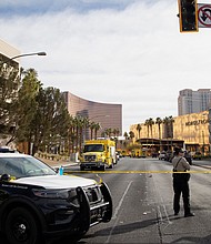 One person was found dead inside the vehicle, according to police.
Mandatory Credit:	Ronda Churchill/Reuters via CNN Newsource