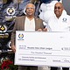 Judson W. Robinson III, left, the Houston Area Urban League’s president & CEO, receives
$500,000 grant from Harris County Commissioner Rodney Ellis to expand services at its Housing Preservation Center. Photo by Ivonne Godinez, Office of Harris County Commissioner Rodney Ellis