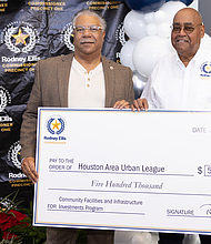 HAUL President & CEO Judson W. Robinson III and Harris County Commissioner Rodney Ellis