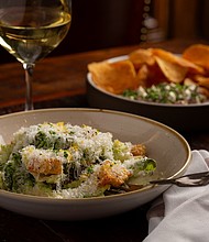 Caesar Salad with Beef Tartare