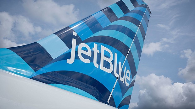 This file image of a JetBlue aircraft was taken in July 2024. Two people were found dead in the wheel well of a JetBlue plane from New York City after it landed at Fort Lauderdale-Hollywood International Airport, the airline said on January 7.
Mandatory Credit:	Richard Baker/In Pictures via Getty Images via CNN Newsource