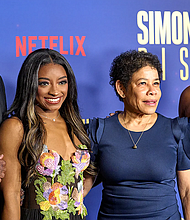 Ronald Nellie, Adria Biles, Simone Biles/Photo Credit Erick W. Rasco