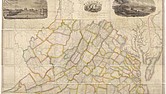 This map of Virginia is a key example of the 19th century mapping project that will be explored in the Library of Virginia’s virtual talk on Jan. 22.