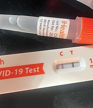 Positive COVID-19 tests as recent holiday season and winter temperatures bring people indoors in close contact.