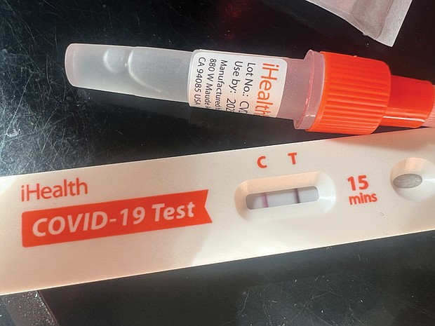 Positive COVID-19 tests as recent holiday season and winter temperatures bring people indoors in close contact.