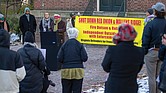 Anna Edwards, a member of the Virginia Defenders for Freedom, Justice & Equality,
speaks at a Jan. 8 rally at the Bell Tower on Capitol Square, calling for the shutdown of
Red Onion and Wallens Ridge state prisons and independent oversight of the Virginia
Department of Corrections.