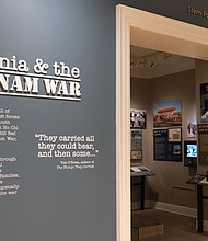 View of the Virginia & the Vietnam War exhibition at the Virginia Museum of History & Culture.