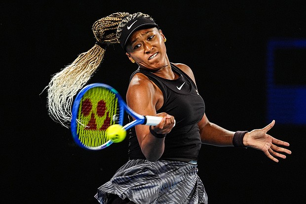 Naomi Osaka faced Caroline Garcia for the second straight year in the first round of the Australian Open.
Mandatory Credit:	Shi Tang/Getty Images via CNN Newsource