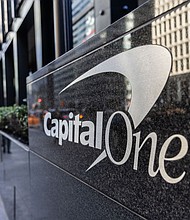 Capital One is being sued by the US government’s consumer watchdog agency for “cheating millions of consumers” and not paying more than $2 billion in interest to holders of its high-interest savings accounts.
Mandatory Credit:	Jeenah Moon/Bloomberg/Getty Images via CNN Newsource