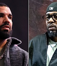 Drake has sued UMG Recordings, Inc. for defamation over Kendrick Lamar’s "Not Like Us."
Mandatory Credit:	Getty Images, AP via CNN Newsource