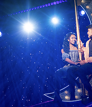 Rachel Simone Webb and Michael Canu in the North American Tour of & JULIET/Photo Credit Matthew Murphy