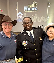 Burt Levine, Smokie Philips, and Sandra Levine