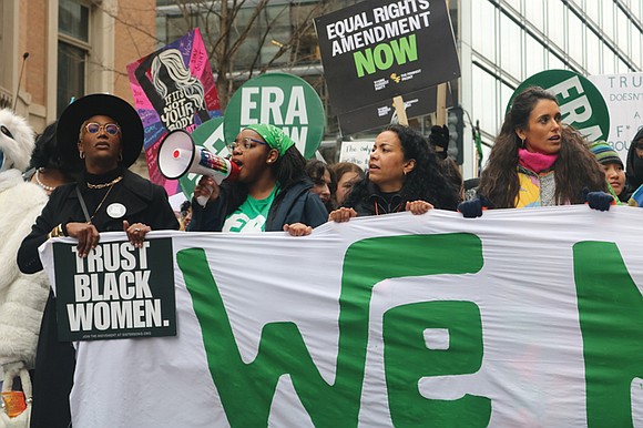 A diverse coalition of thousands marched in Washington on Saturday in the name of women’s rights, climate change, prison abolition …