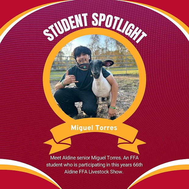 Aldine's Miguel Torres