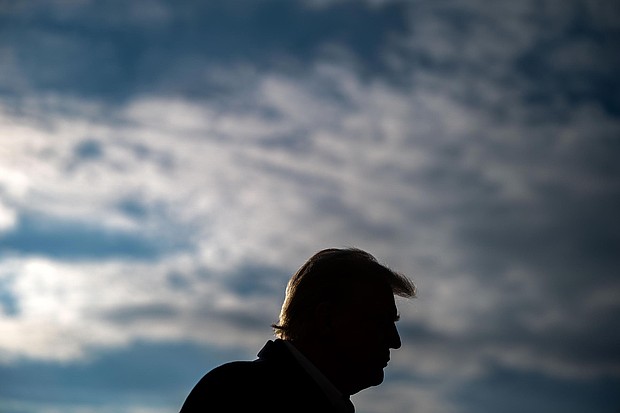 President Donald Trump speaks to members of the press as he prepares to depart the White House aboard Marine One on January 24, 2025 in Washington, DC.
Mandatory Credit:	Kent Nishimura/Getty Images via CNN Newsource