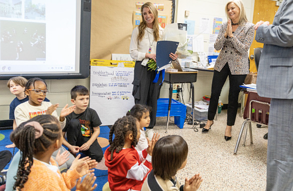 Maria Meyers, a reading specialist at Davis Elementary School, has been named the 2025 Teacher of the Year for Chesterfield …