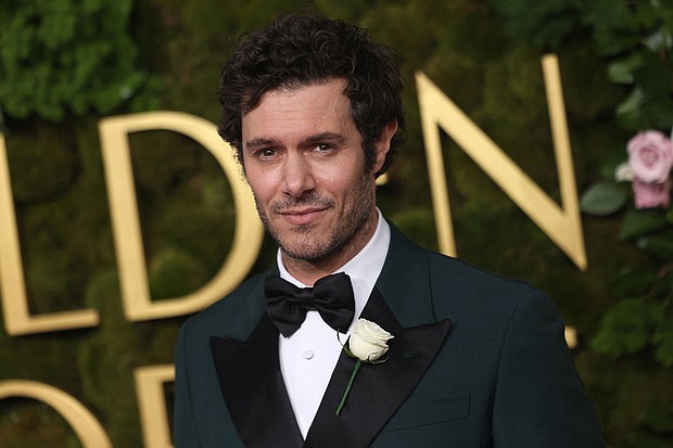 Adam Brody at the 2025 Golden Globes in Los Angeles.
Mandatory Credit:	Etienne Laurent/AFP/Getty Images via CNN Newsource