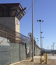 This December 10, 2016 photo shows the exterior of Camp 6 at the detention center at the Guantanamo Bay U.S. Naval base, in Cuba.
Mandatory Credit:	Ben Fox/AP/File via CNN Newsource