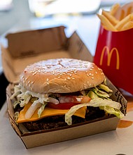 McDonald's US sales fell 1.4% for the quarter ending on December 31.
Mandatory Credit:	David Paul Morris/Bloomberg/Getty Images via CNN Newsource