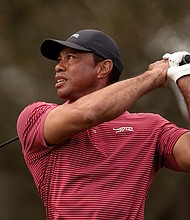 Tiger Woods played at the PNC Championship in December in Orlando, Florida.
Mandatory Credit:	Douglas P. DeFelice/Getty Images via CNN Newsource