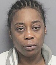 Police say Danette Colbert, pictured, was arrested in New Orleans and charged with “property crimes, including fraud and theft-related offenses” after a sports reporter who was there to cover the Super Bowl, was found dead in his hotel room before kickoff.
Mandatory Credit:	Kenner Police Department via CNN Newsource