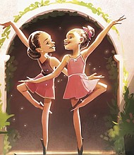 The cover of “Bunheads, Act 2: The Dance of Courage” by Misty Copeland, illustrated by Setor Fiadzigbey.