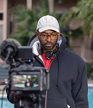 RaMell Ross directs a scene on set of “Nickel Boys,” which has received critical acclaim, including a Golden Globe for Best Motion Picture.