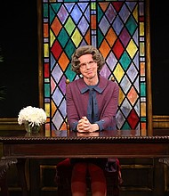Dana Carvey as Church Lady during the "Church Chat" Cold Open in December 2024.
Mandatory Credit:	Will Heath/NBC/Getty Images via CNN Newsource