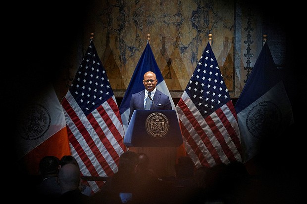 New York City Mayor Eric Adams attends an interfaith breakfast event in Manhattan on January 30.
Mandatory Credit:	Adam D Gray/Reuters/File via CNN Newsource