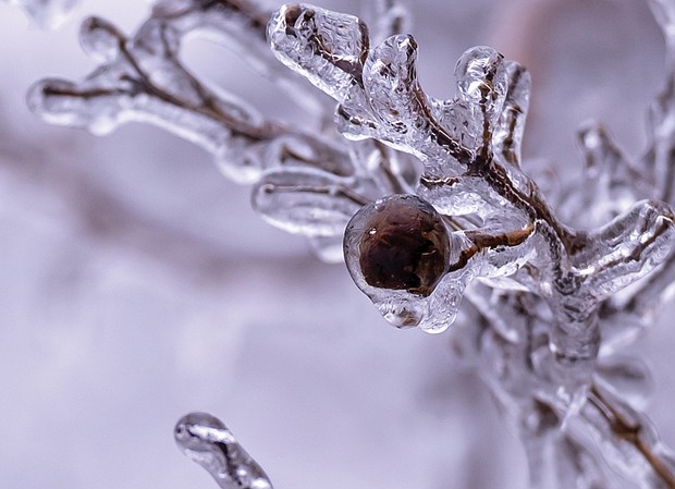 Icicles in Henrico