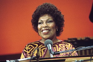 Roberta Flack is pictured in 1975. Flack, the Grammy-winning soul singer best known for her celebrated interpretations of romantic ballads like “Killing Me Softly With His Song,” as well as her professional collaborations and social activism, has died, according to a statement from her publicist.
Mandatory Credit:	Ann Limongello/Disney General Entertainment Content/Getty Images via CNN Newsource