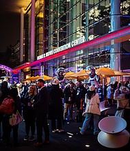 PCMA 2025 Opening Party Stilt Girls