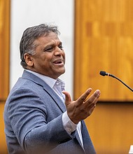 Mayor Danny Avula at Monday’s City Council meeting.