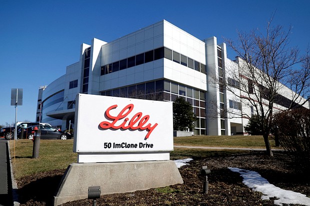 Eli Lilly says it will build four manufacturing plants that are expected to start producing medicines within five years.
Mandatory Credit:	Mike Segar/Reuters via CNN Newsource