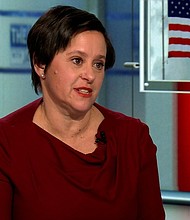 Cathy Harris speaks to CNN's Jake Tapper on February 11.
Mandatory Credit:	CNN via CNN Newsource