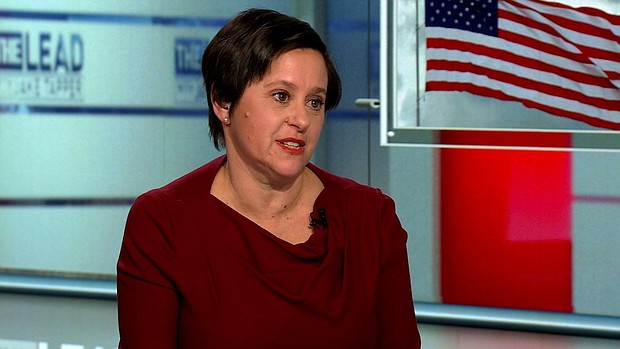 Cathy Harris speaks to CNN's Jake Tapper on February 11.
Mandatory Credit:	CNN via CNN Newsource