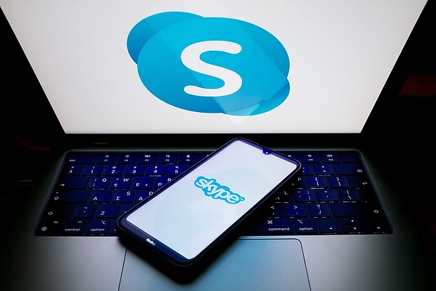 Microsoft is shutting down Skype in May.
Mandatory Credit:	Nikolas Kokovlis/NurPhoto/Shutterstock via CNN Newsource