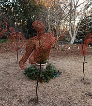History continues this month with Elegba Folklore Society’s concert “May the Ancestors Be Pleased,” at Lewis Ginter Botanical Garden. The performance interprets Kristine Mays’ “Rich Soil” exhibition, currently on view. The performance, free to attend, begins 2 p.m. Saturday, March 8, and features African dance, music and oral traditions, amplifying the themes of reckoning and ancestral recognition in Mays’ work.