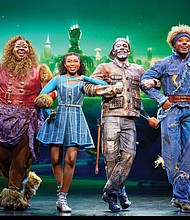 “The Wiz,” seen here with Kyle Ramar Freeman as Lion, Nichelle Lewis as Dorothy, Phillip Johnson Richardson as Tinman and Avery Wilson as Scarecrow, is among the productions scheduled for the next season of Broadway in Richmond.